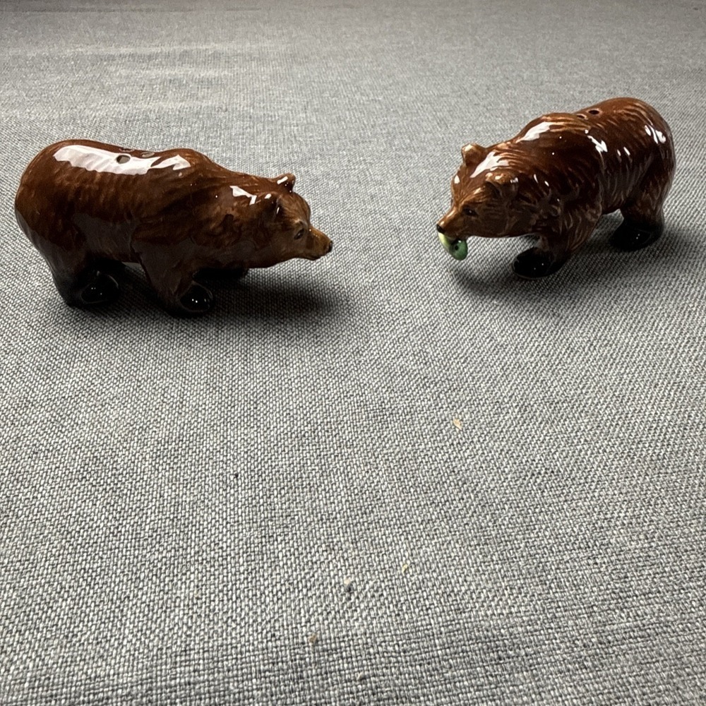 Brown Bear Set Salt And Pepper Shaker